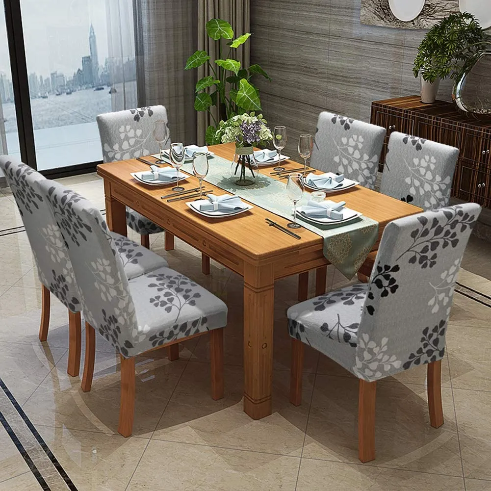 Elastic Chair Covers - stretchable furniture protector for dining chairs