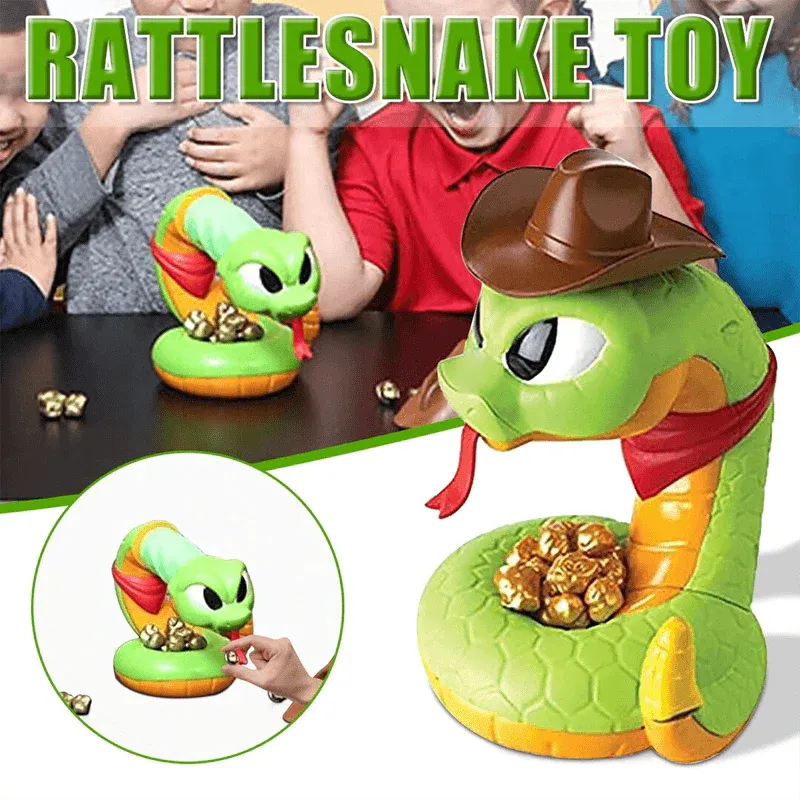 Electric tricky and scary rattlesnake toy - prank toy for entertainment